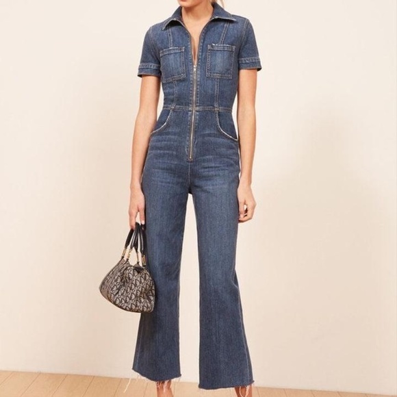 Reformation Pants - Reformation Georgia Jumpsuit size 10 NWT